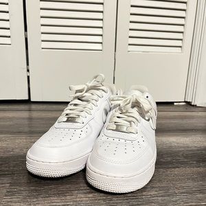 White Nike Air Forces